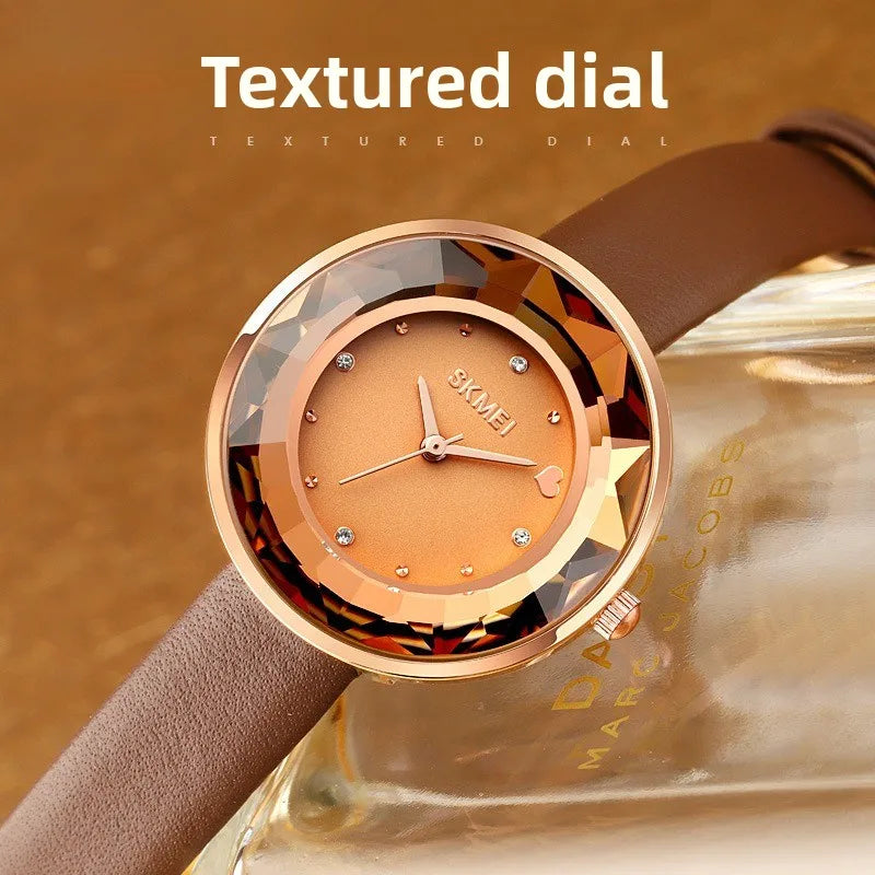 Women's Quartz Watch Screw-Down Crown