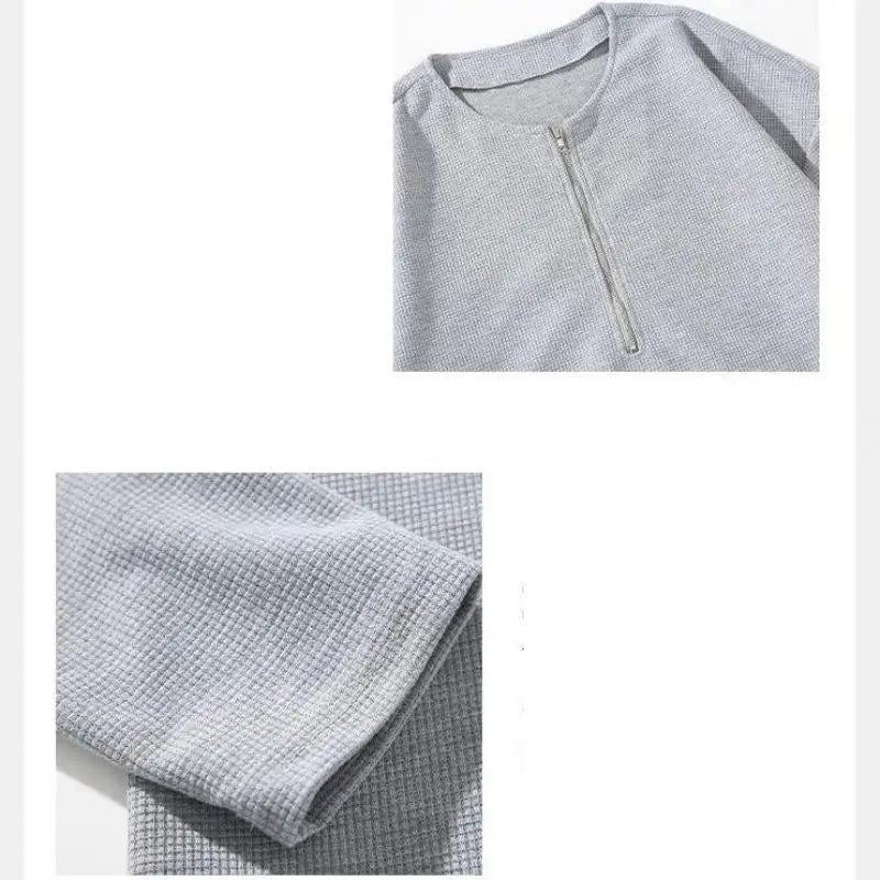 Round Neck Long Sleeve Sweatshirt Casual Versatile Pullover for Women Men