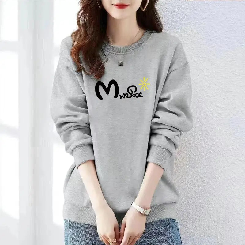 Graphic Sweatshirt For Women Vintage  Pullover Tops Fleece
