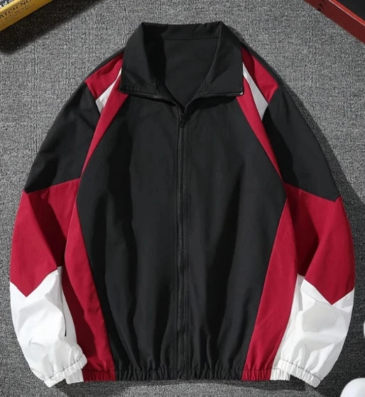 Men's color-blocked jacket