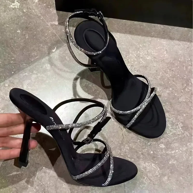 Sexy Open Toe High Heels Pumps Party Dress Shoes Luxury Sandals for Women