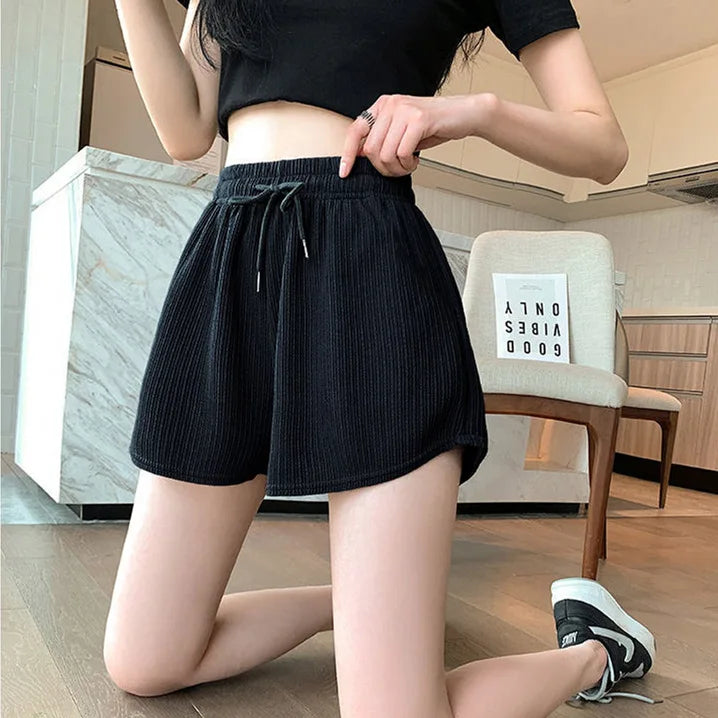 Women yoga Shorts Summer outer wear mid-waist casual pants