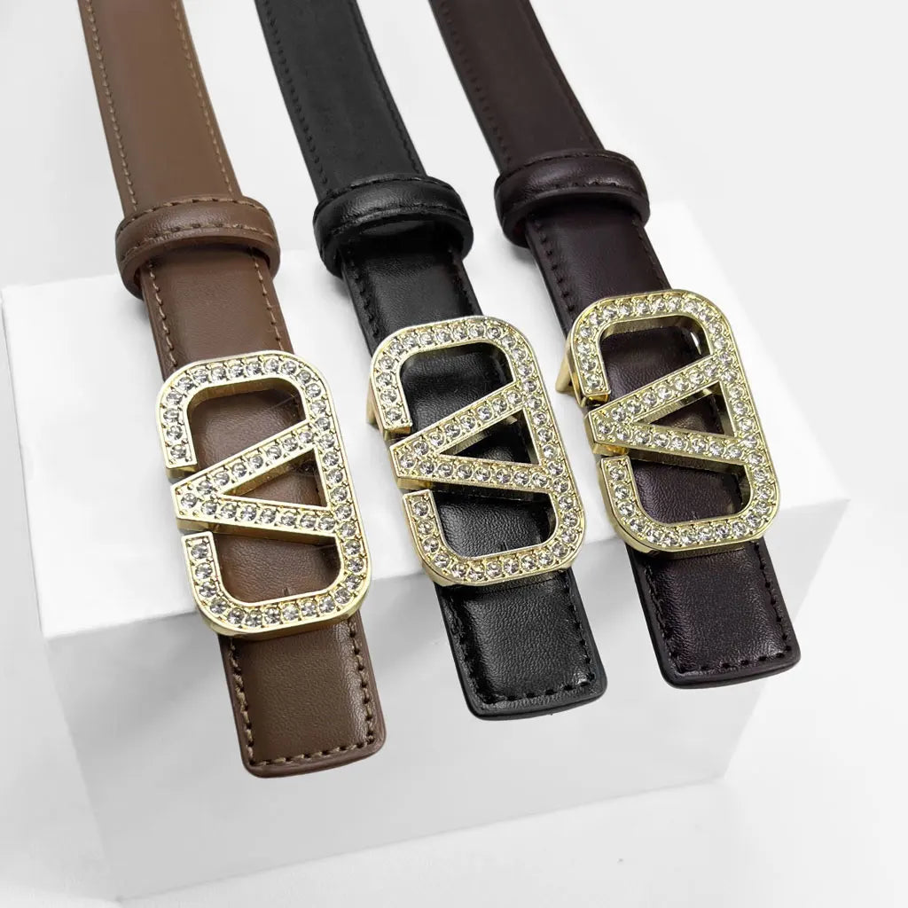 Women's belt new slim fit paired with jeans and skirt design