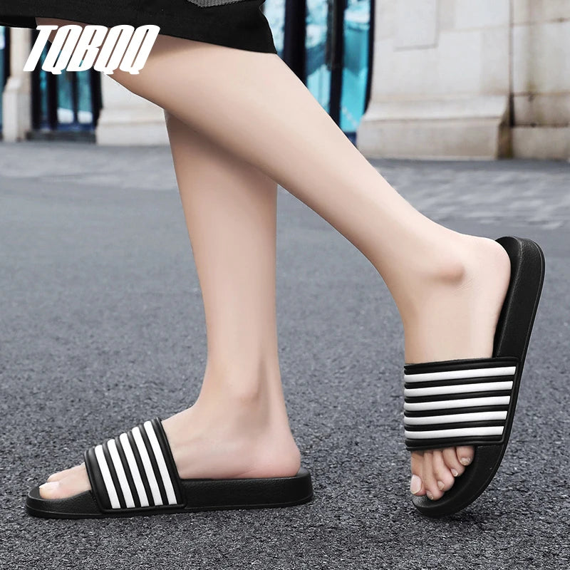 Men's Slides Sandals EVA Foam Comfortable Non-Slip Women's Massage Slippers