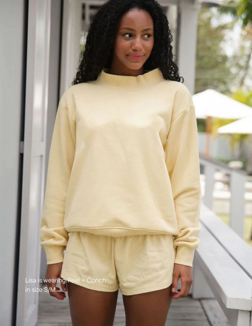 Women's Sweatshirts  Casual Long Sleeve Mock Neck Tops Plus Size Womens