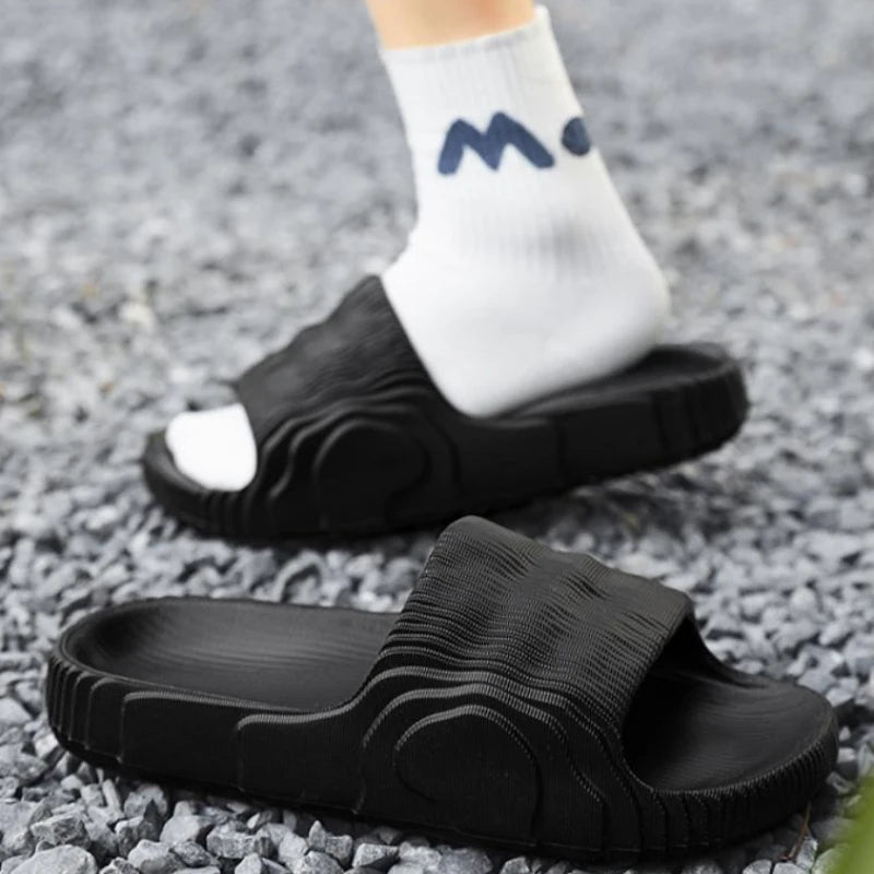 Soft EVA Anti-slip Couples Bathroom Beach Slides