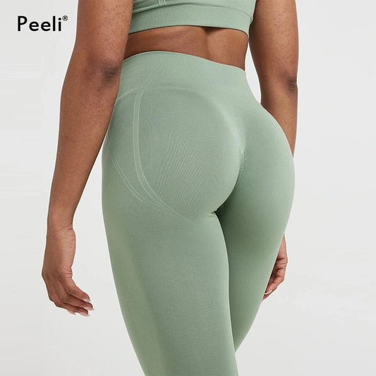 Seamless Women Scrunch Butt Gym Leggings