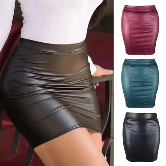 Women Summer Mini Skirts High-waist Slim Fittness
