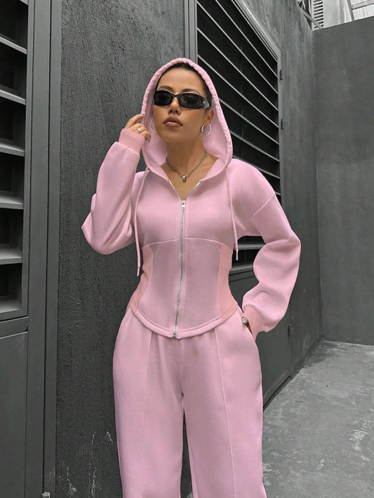 Sweatshirt Two-piece Set Women's Casual Sports Suit