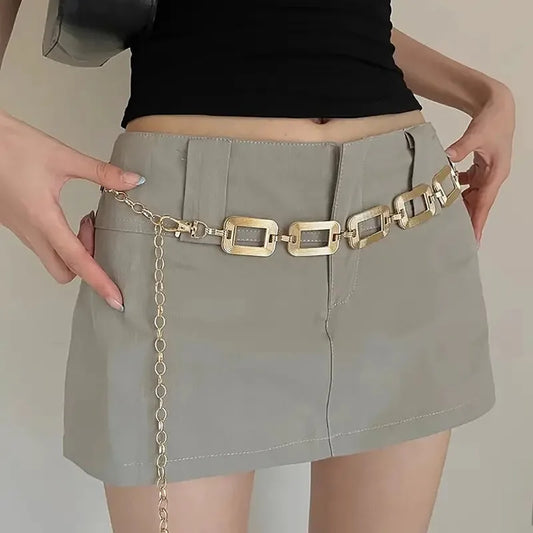 Women's Chain Belt Metal Waist Belt