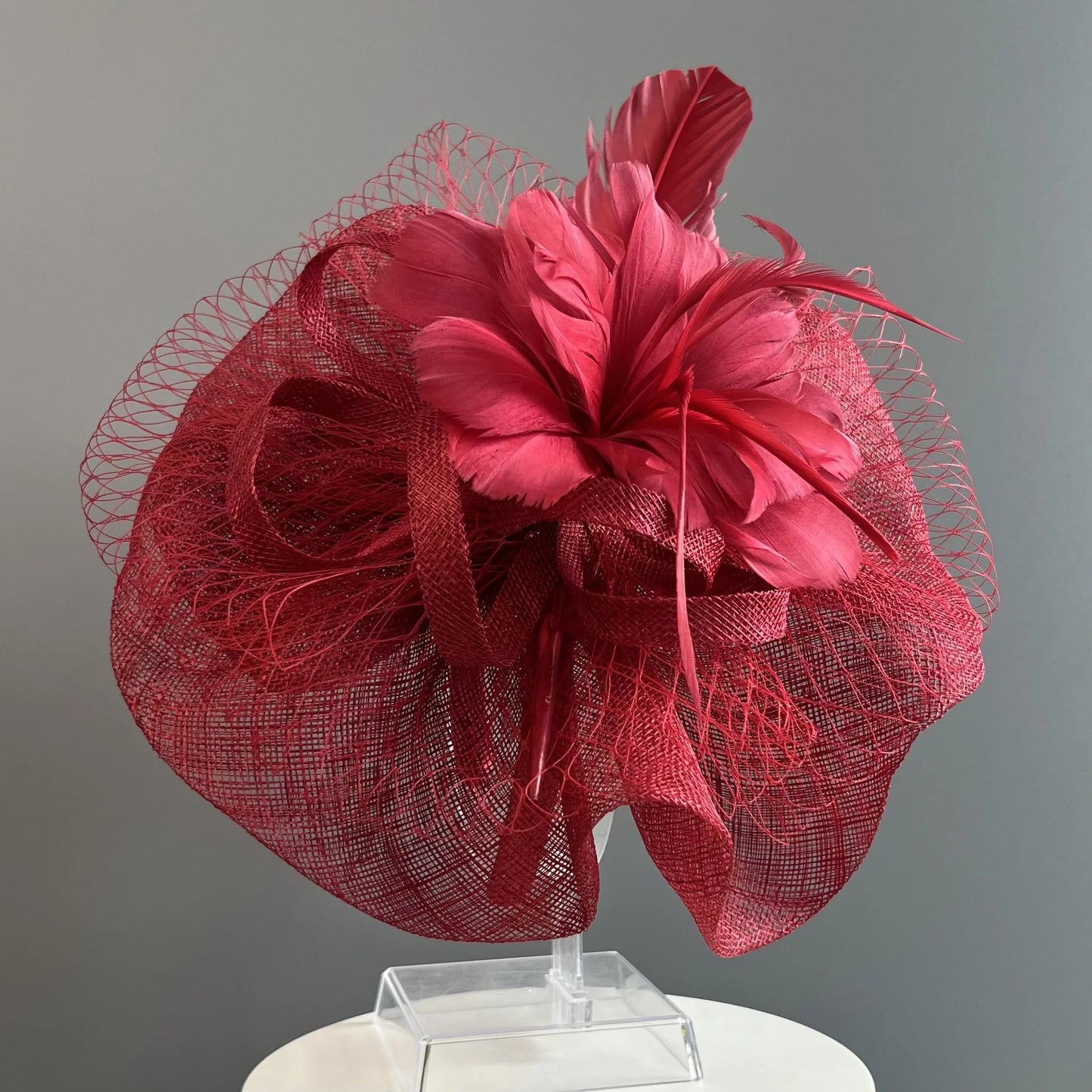 Fascinators Hats for Women Feather Veil Headwear