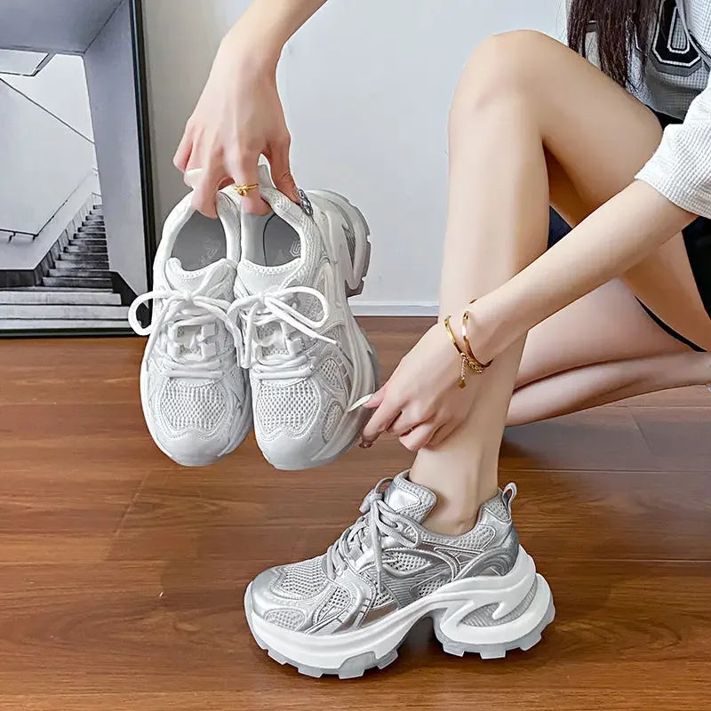 Athletic Woman Footwear  Luxury Vulcanized Shoe