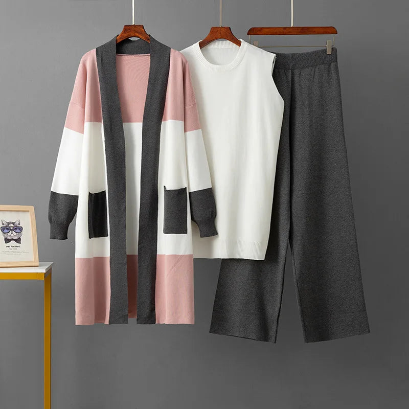 Women's Fashion Casual  Three-Piece Set