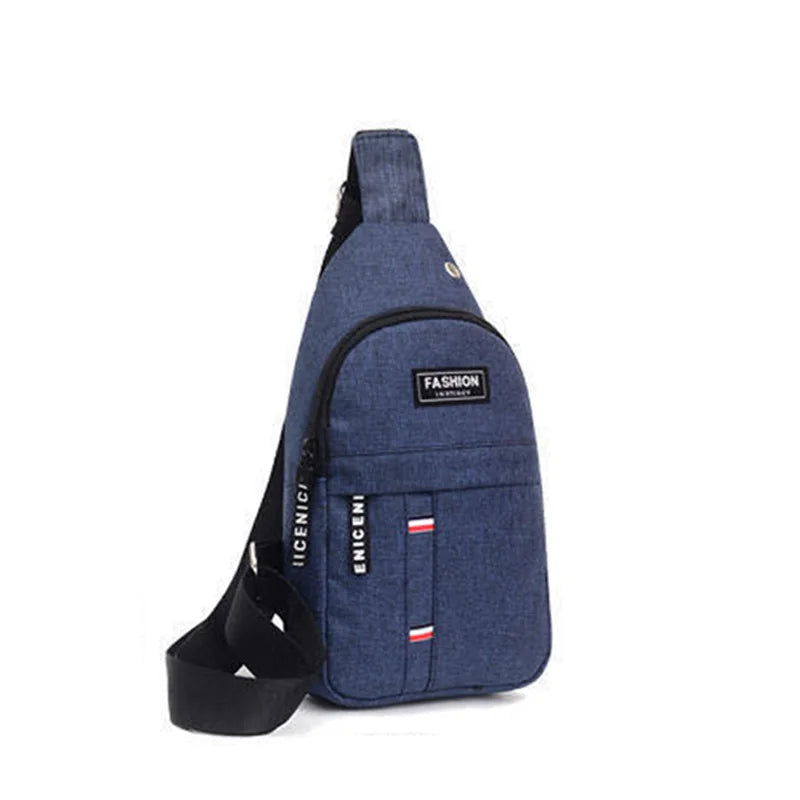 Men's Chest Bags Casual Waist Bags Small Short Trip Travel Carry Bags
