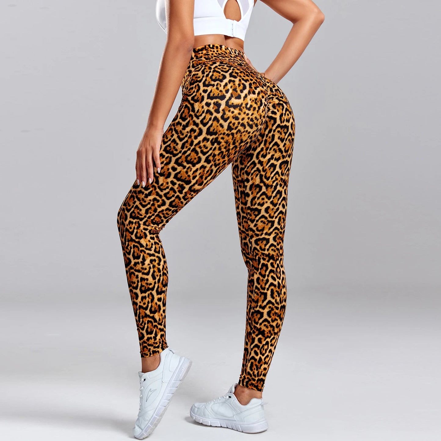 Leopard Print Leggings Fitness Women