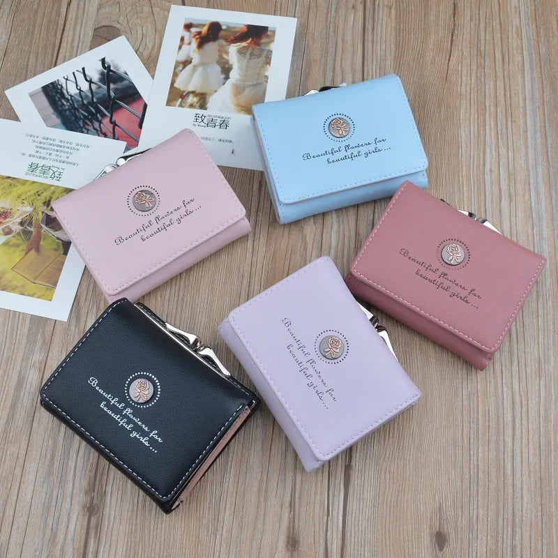 Small Women Wallet Short Women's Wallet