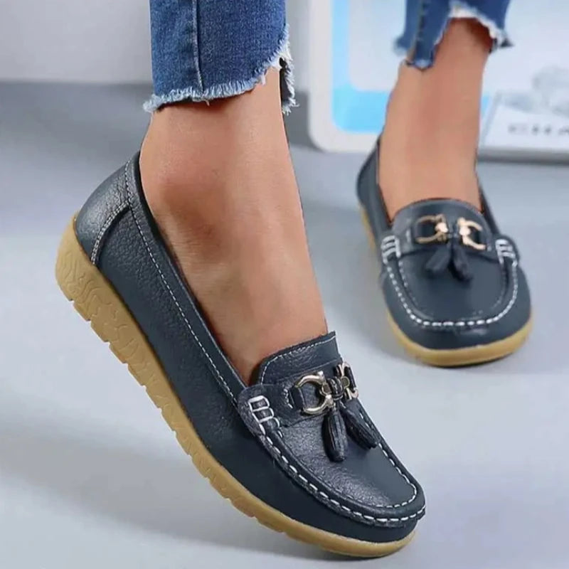 Women Loafers Shoes Classics Flats Comfortable Flat Shoes