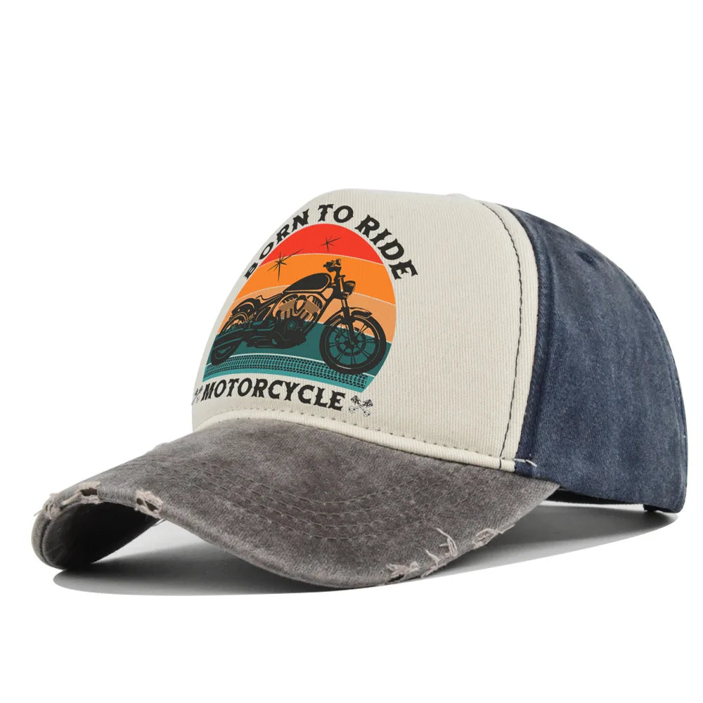 Men Hats Motorcycle Baseball Caps for Men Women