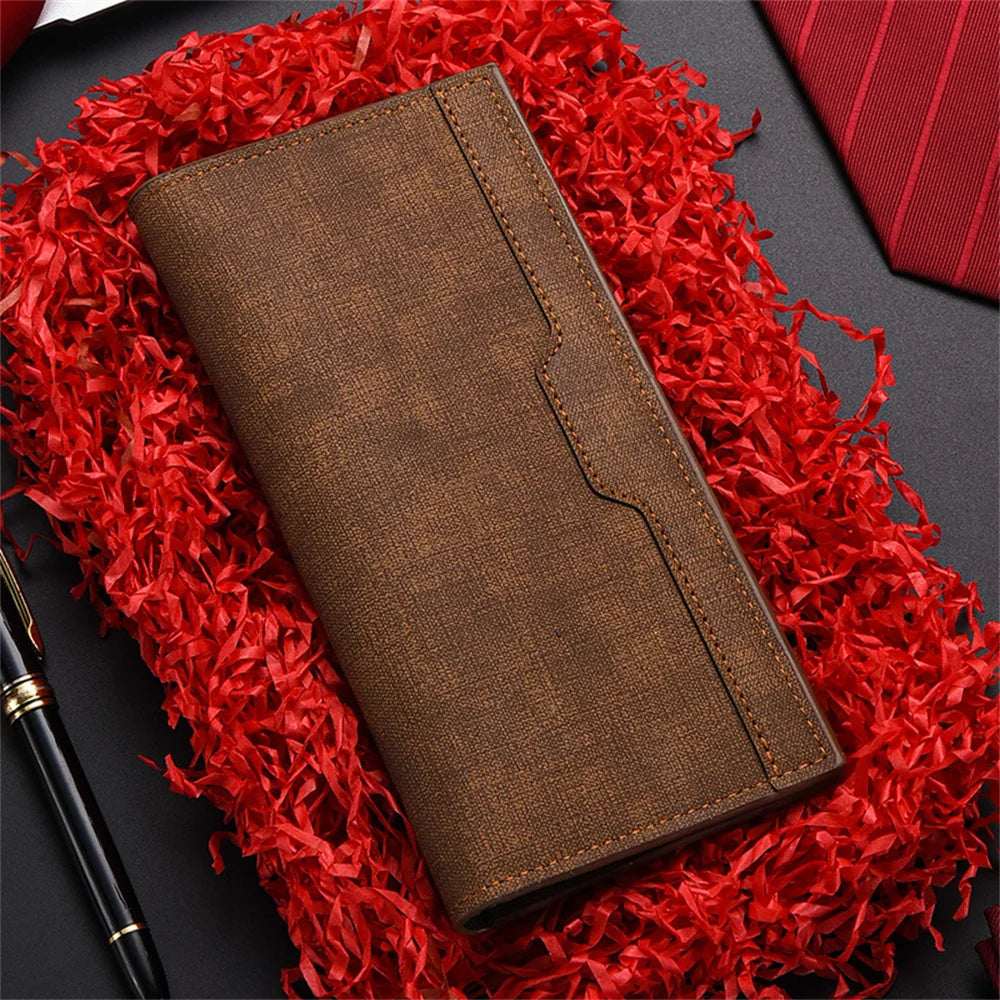 Men's Wallet Long Fashion Multiple Card Slots Men's