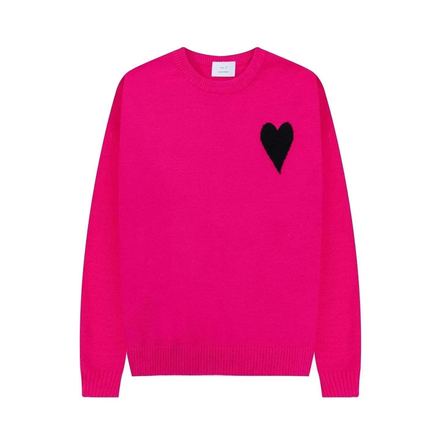 Sweatshirt Women's And Men's Clothing Autumn Men's Fashion Sweatshirt A Letter Heart Embroidered Pullover