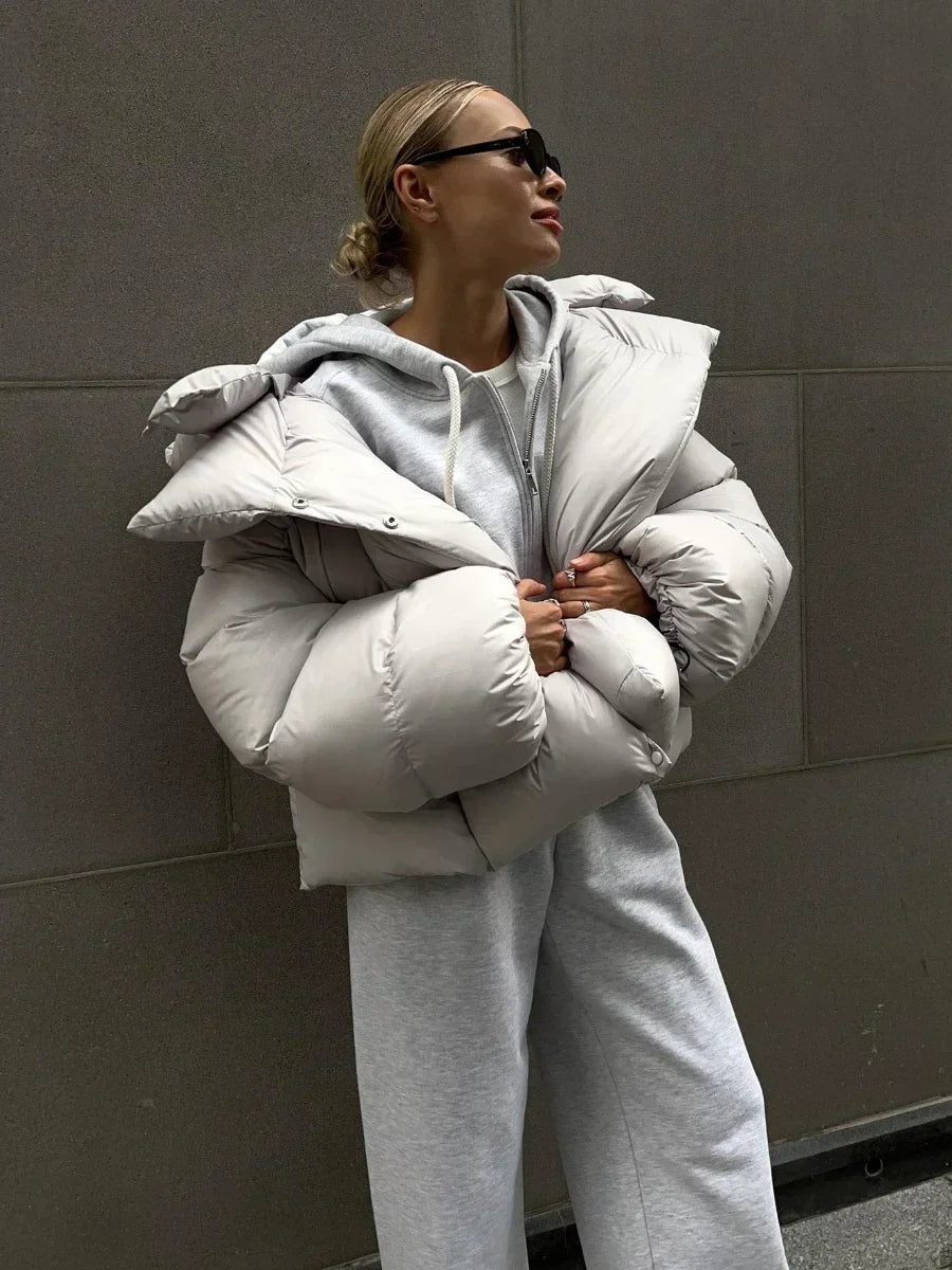 Wolfeel Winter Warm Cotton Puffer Jackets