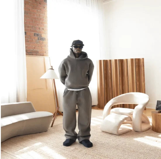 Men's Casual Sweatshirt Set  Two-Piece