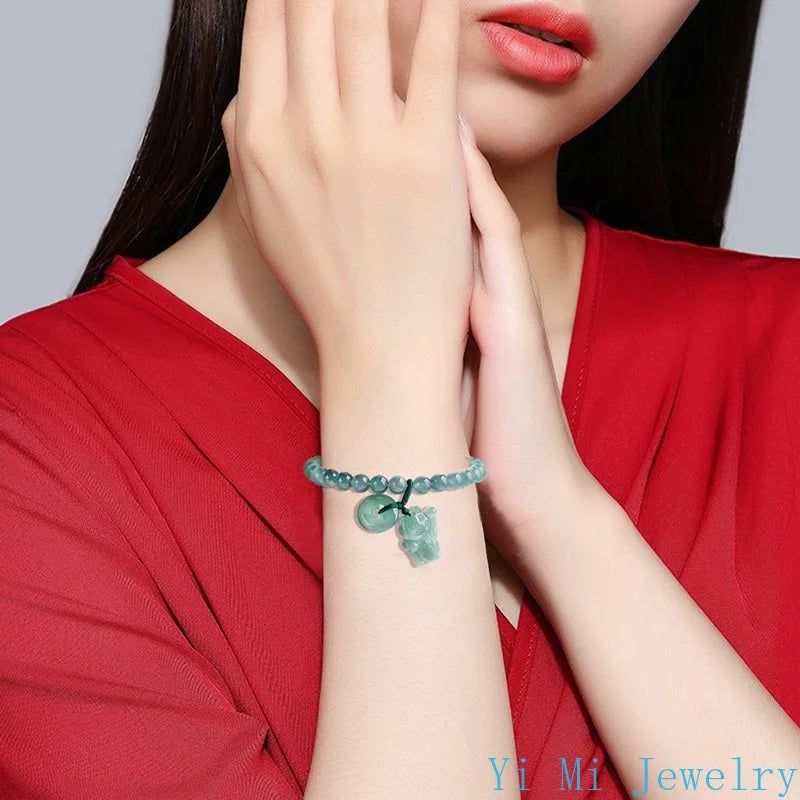 Natural A-grade Jade Bracelet