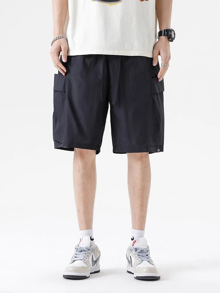 Men's shorts for summer with embroidered letters
