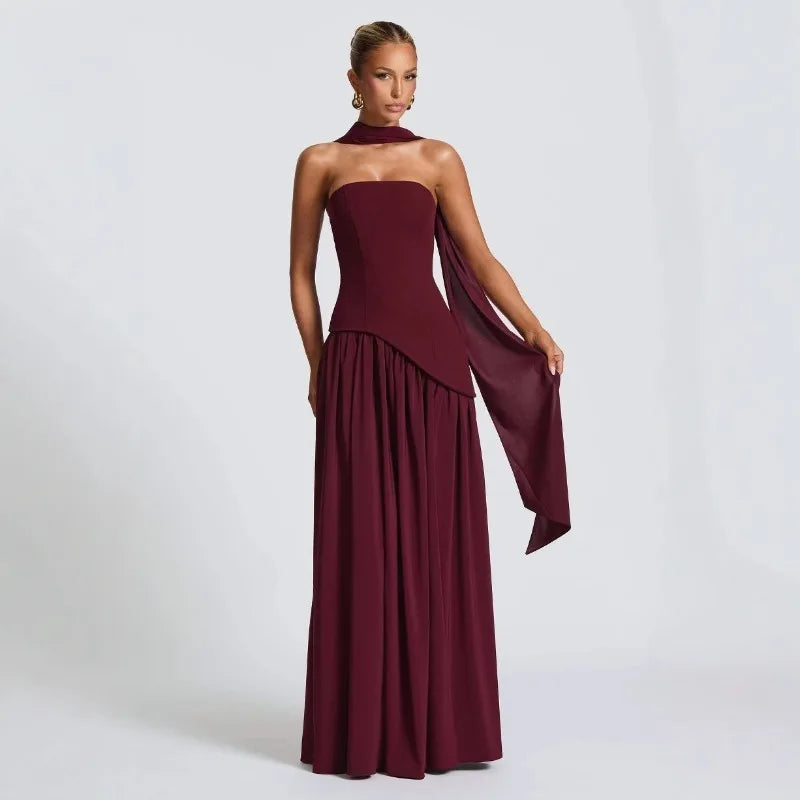 Sheath Solid Color Split Dress Sexy Backless High Split Skirt Women's Clothing