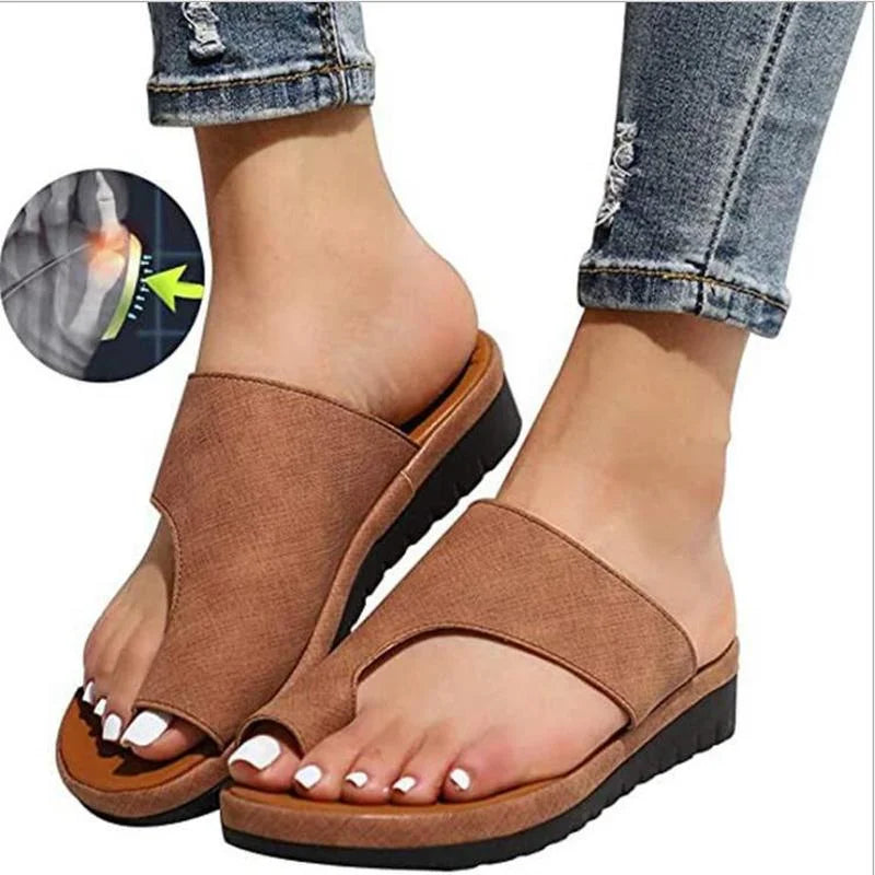 Women Summer Sandals Comfy Platform Flat Shoes