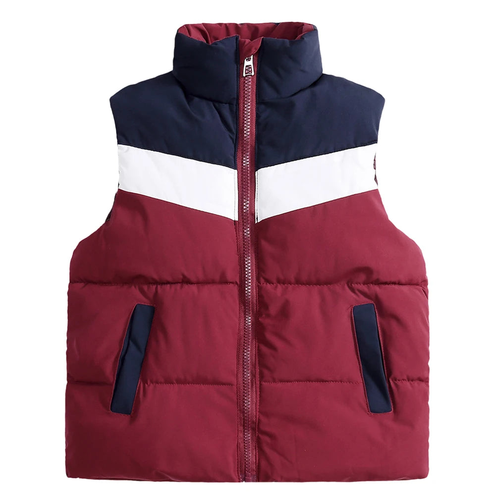 Girls Winter Puffer Vest,Lightweight Boys Quilted Ves