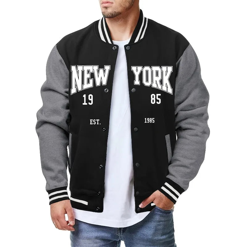 Men's Outdoor Sports Leisure Windproof Baseball Jacket