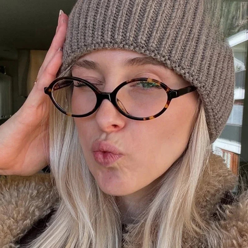 New Round Myopia Glasses for Women
