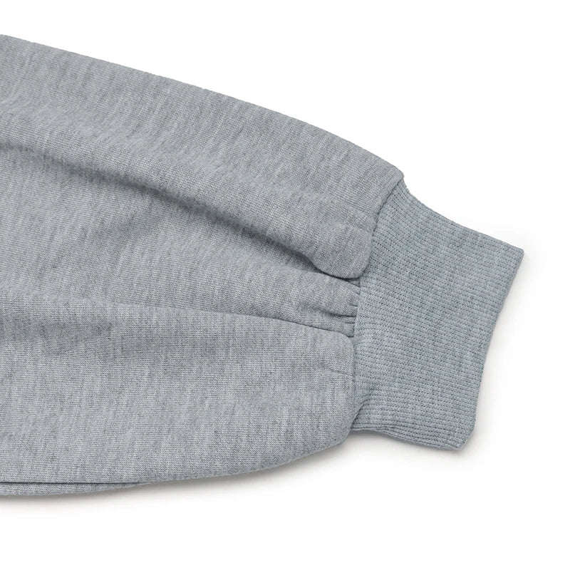 Women's Gray Pearl Embellished Cutout Sweatshirt