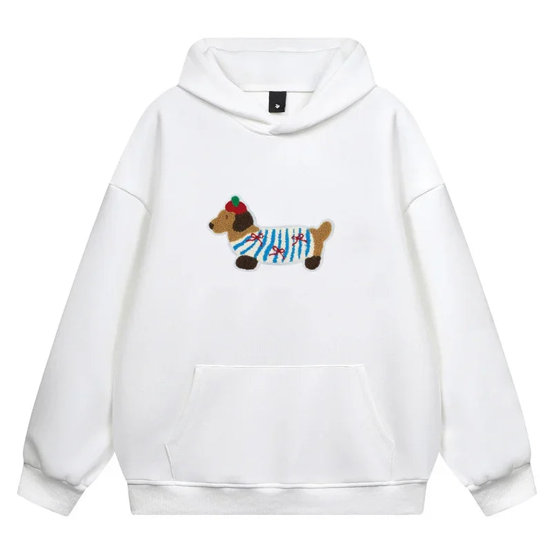 Women Sweatshirt Streetwear Couples Tops Casual Loose Hoodie