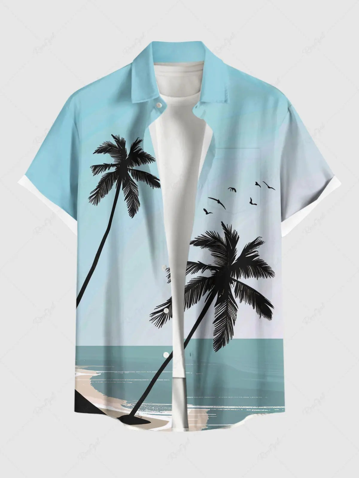 Summer Plus Size Men's Shirt 3D Prints