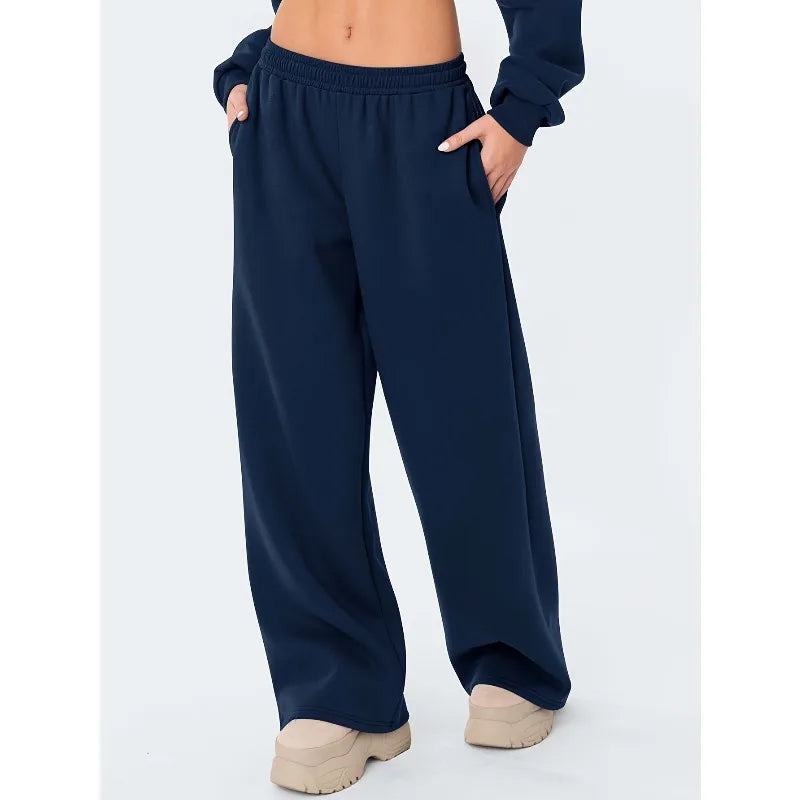 wide leg casual loose fit pants
