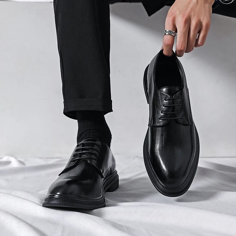 Classic Men's Dress Handmade Lace Up Shoes