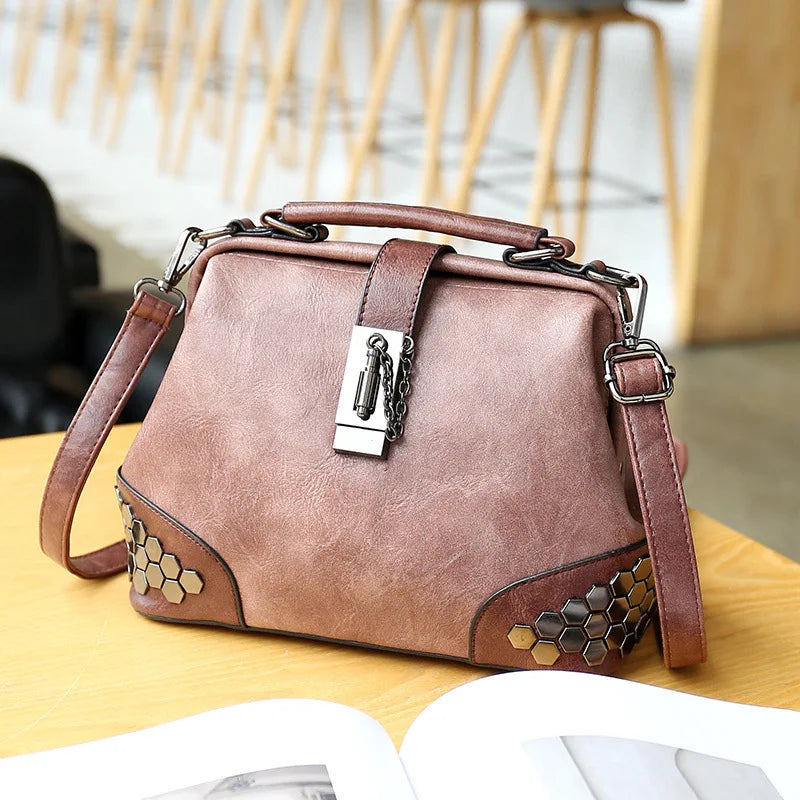 Women's Shoulder Bag Women's Handbag Fashion Purse Vintage Leather Bag
