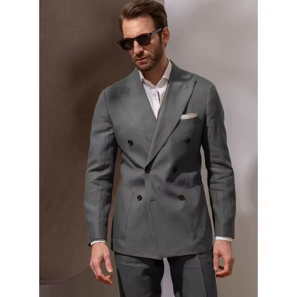Pants Sets Men's New Summer Two-piece Suit