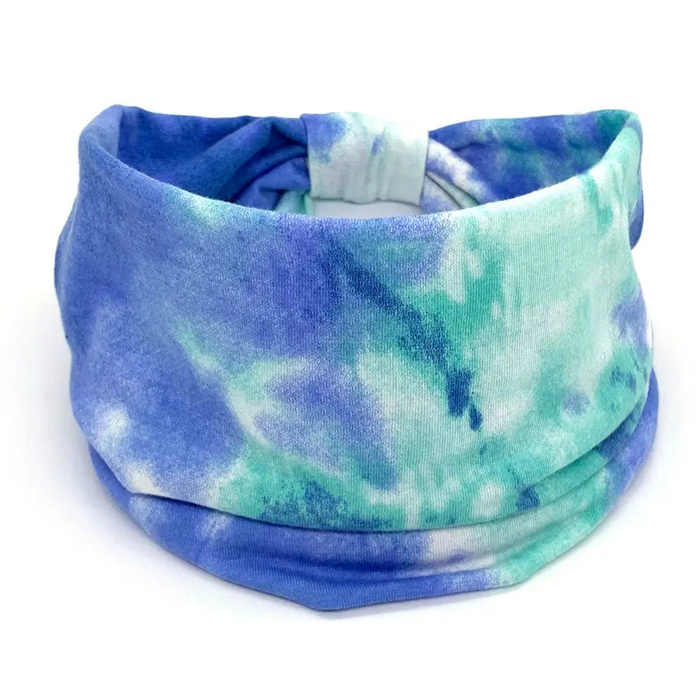 Criss Cross Yoga Twist Turban Wide Knotted Headbands