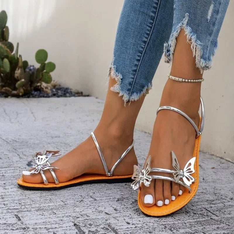 Women's Sandals Summer Comfortable Casual Shoes Flat Slippers