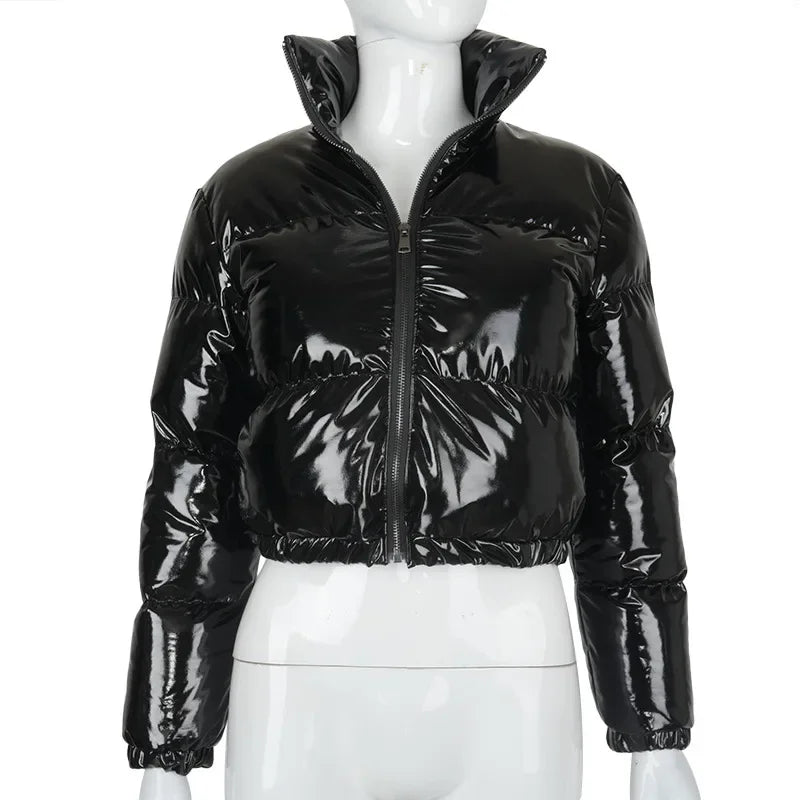 Fashion Jackets for Women  Bubble Down Shiny Quilted Coats