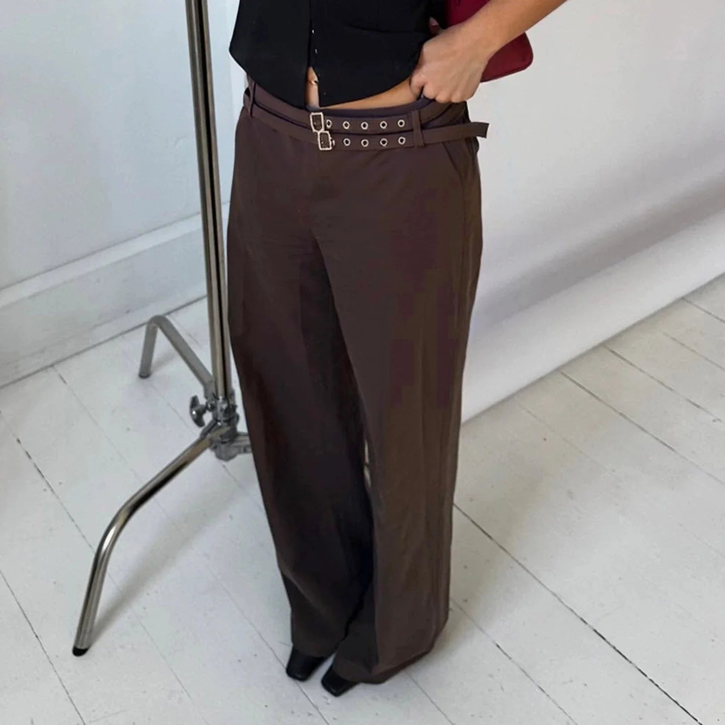 Pants Denim Womens Minimalist Casual Design