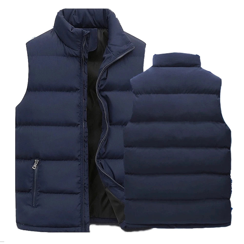 Mens Vest Warm  Sleeveless Jackets