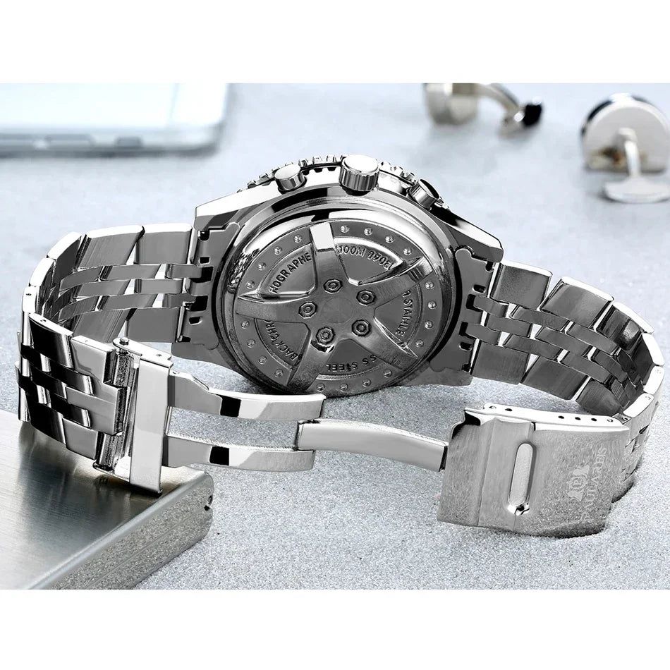 Mechanical Self Wind Leather Fashion Sports 50mm Classic watch