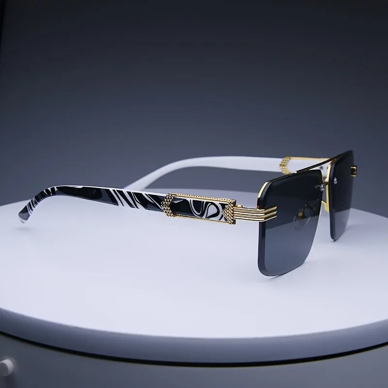 Fashion Rimless Sunglasses Men Women Populare Frameless Sun Glasses