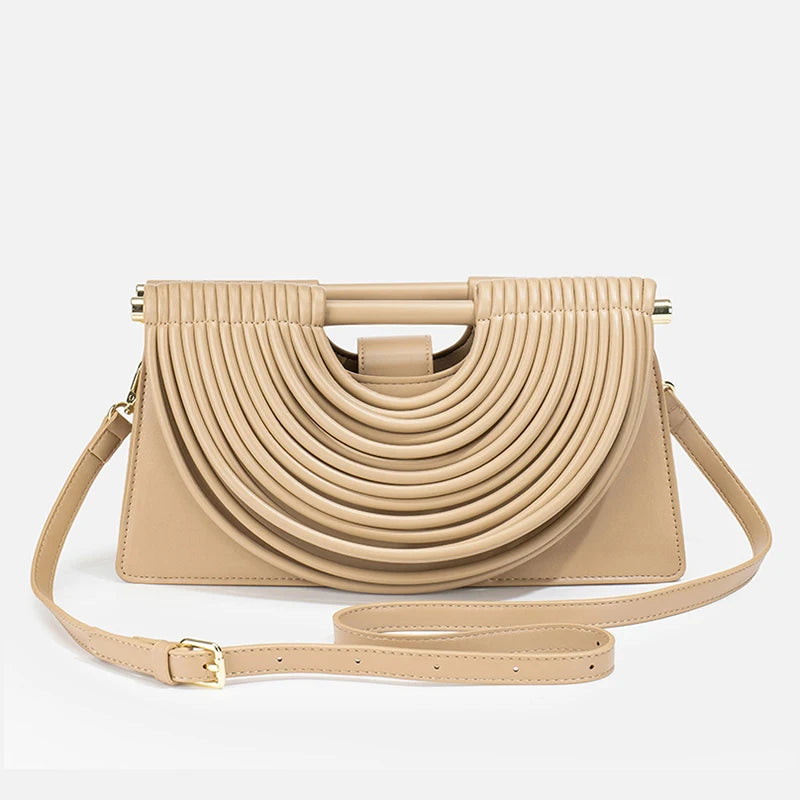 Handbags for Women Gold Luxury Designer Brand Handwoven Noodle Bags
