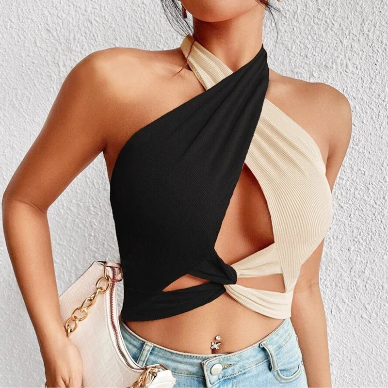 Women Summer Tank Tops Knit Sexy