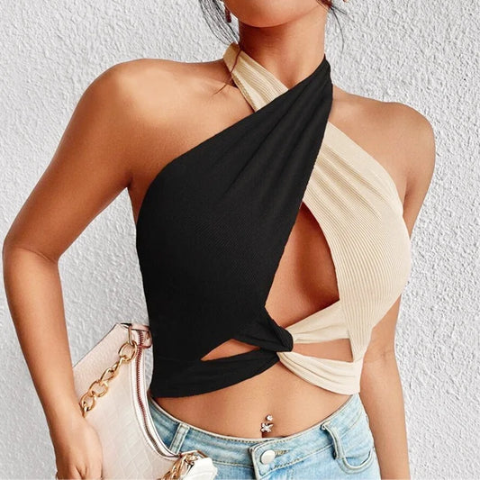 Women Summer Tank Tops Knit Sexy